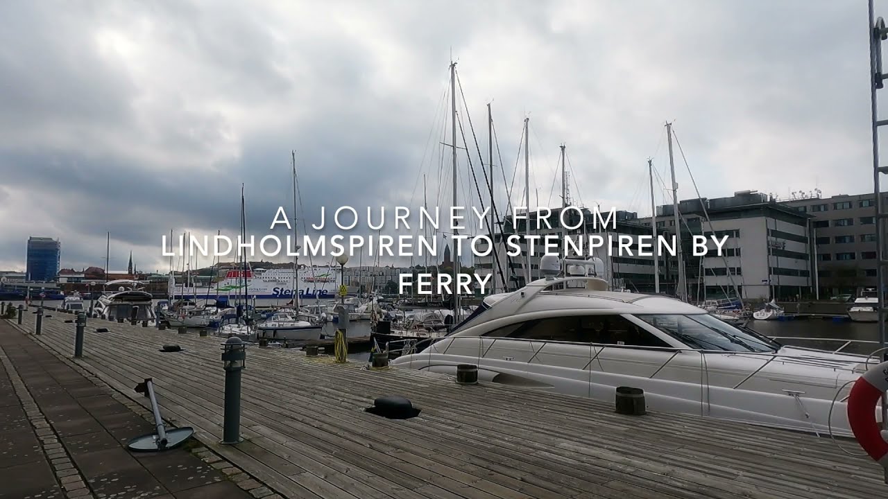 Gothenburg ലെ ഒരു ferry യാത്ര - From Lindholmspiren to Stenpiren - Sweden Diaries