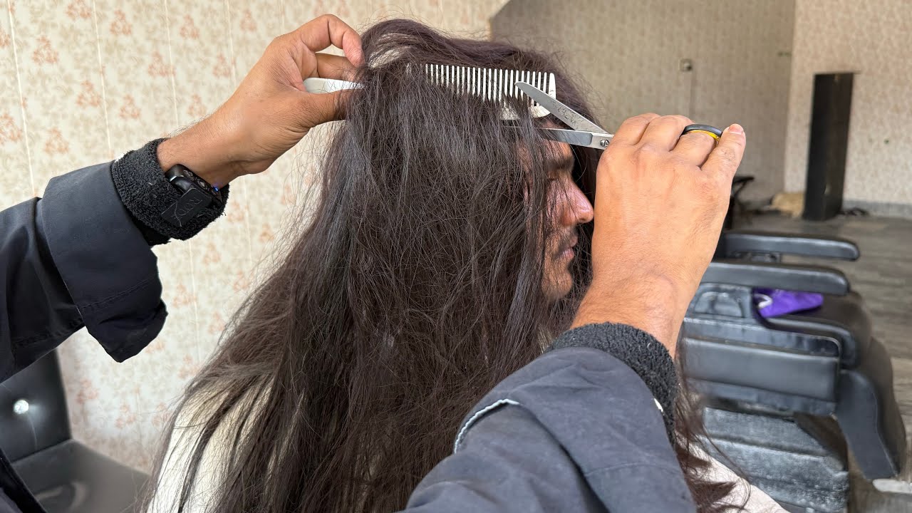 ASMR ✂️ Long to Short Haircut | 5-Years INSANE Transformation