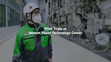 Pilot trials at Valmet Paper Technology Center