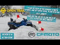 Kfi open trail snow plow  cfmoto cforce atv combo review after owning one year is it junk now