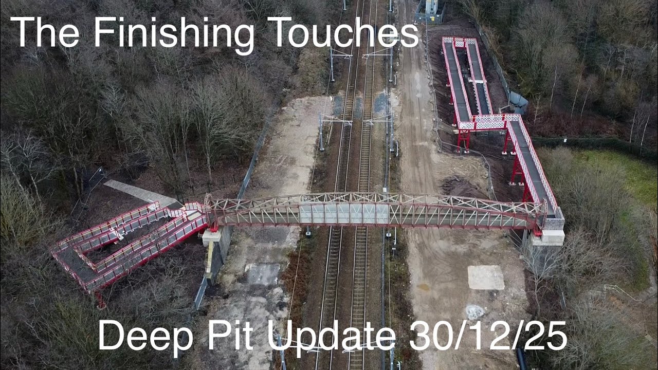 Проект электрификации железной дороги Уиган — Болтон | Обновление информации о пешеходном мосте ч...