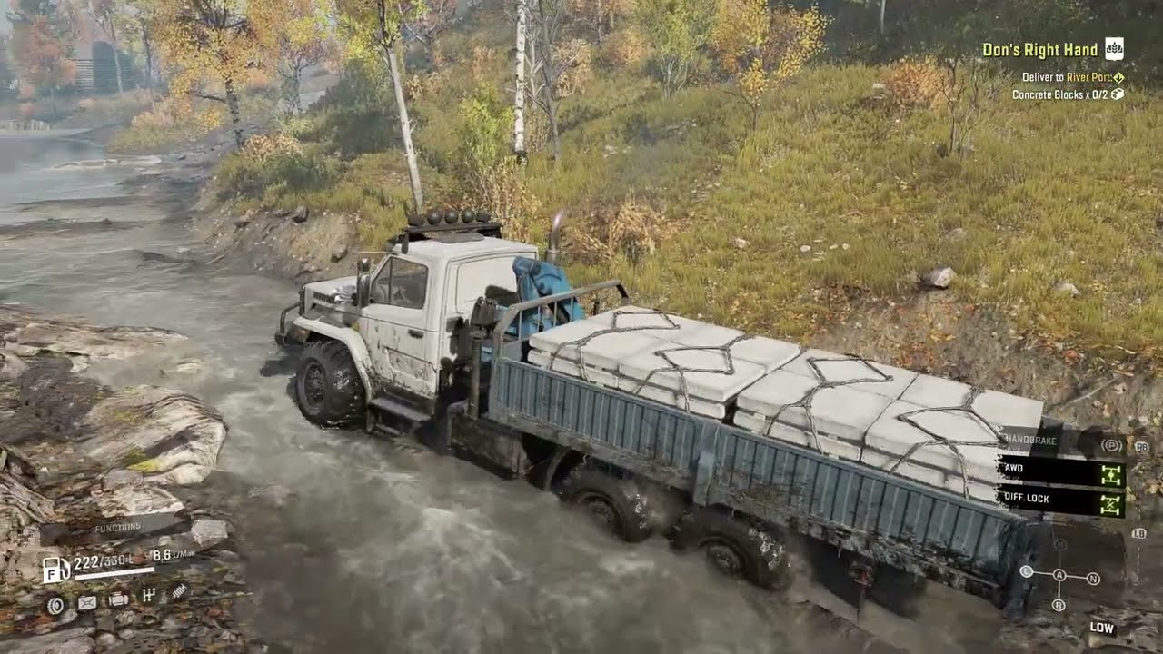 SnowRunner 2024 off-road delivery of materials