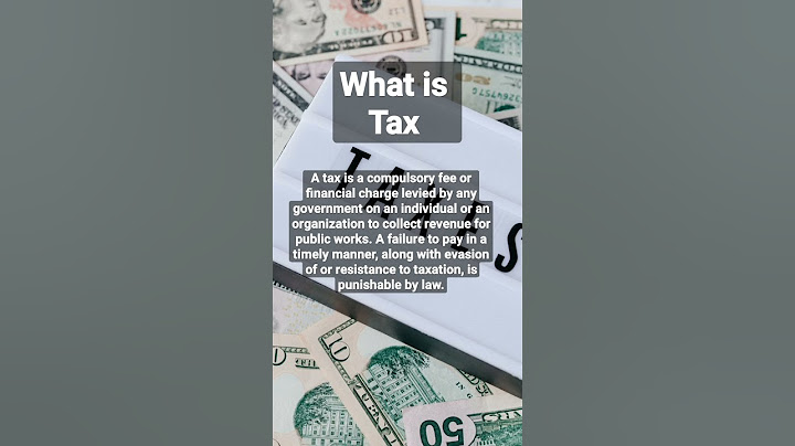 What is Tax