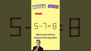🚀 Can You Outsmart This Math Puzzle? Move One Stick! #BrainWorkout #QuickMath