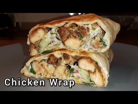 Chicken Wrap, Quick And Easy Recipe