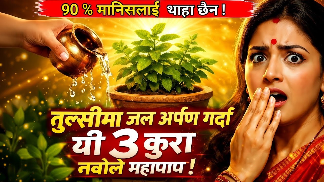 तुल्सीमा जल अर्पण गर्दा यी 3 कुरा अबश्य बोल्नुहोस् | ९०% मानिसलाई थाहा छैन!