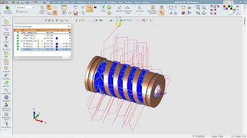 Lập trình phay 4 trục kênh làm mát cho insert phôi pet | Learn cimatron for free | HD