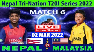 Live NEP vs MAL | Nepal vs Malaysia | Nepal Tri-Nation T20I Series 2022 | Cricket Info
