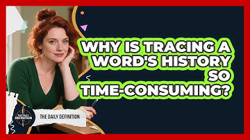 Why Is Tracing A Word