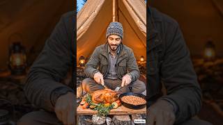 The Ultimate Aesthetic Solo Camping Setup 🏕️☕ #shorts #cooking #campping