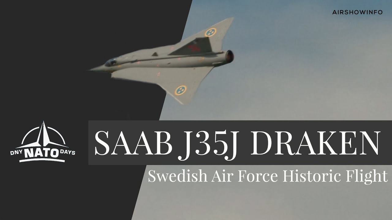 Saab J35J Draken - NATO Days 2018
