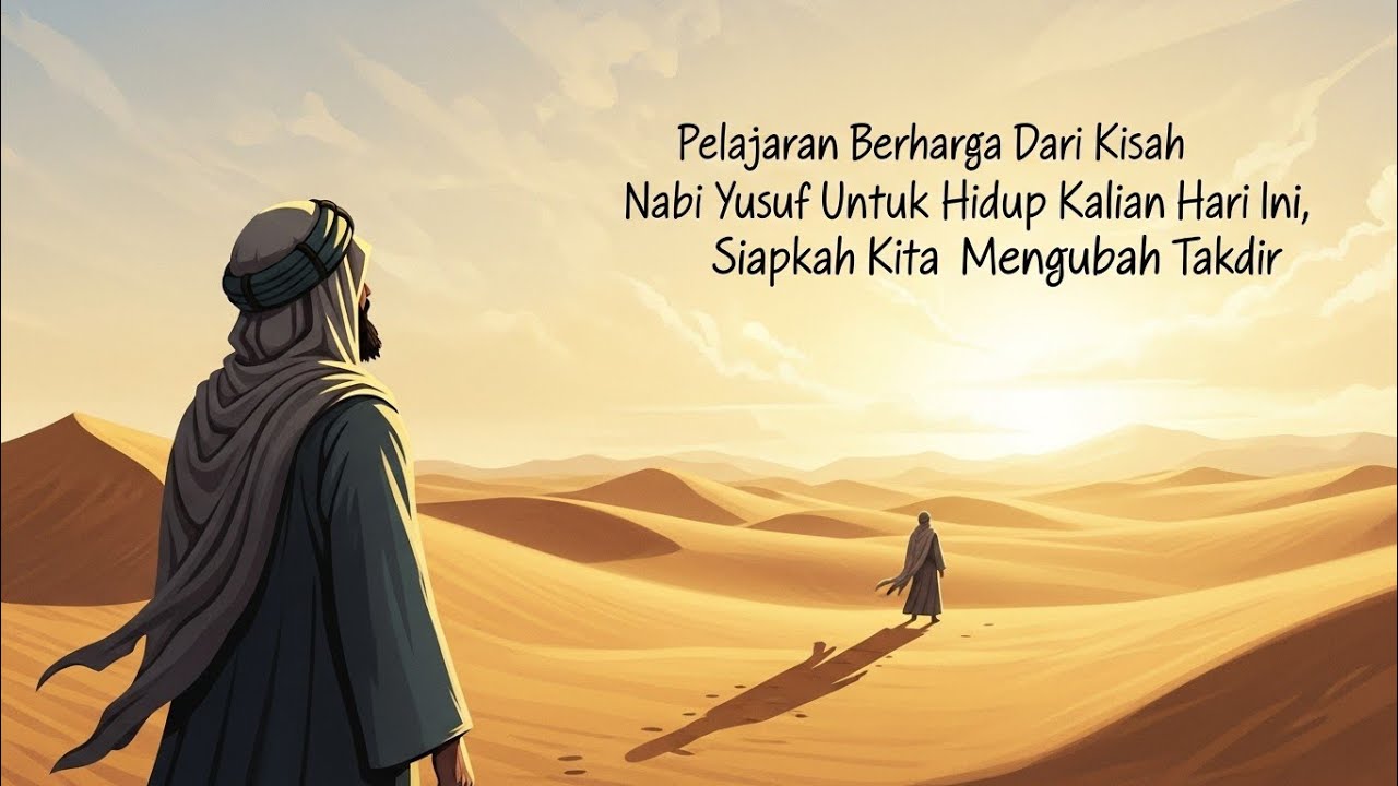 Pelajaran Berharga Dari Kisah Nabi Yusuf Untuk Hidup Kalian Hari Ini, Siapkah Kita Mengubah Takdir?