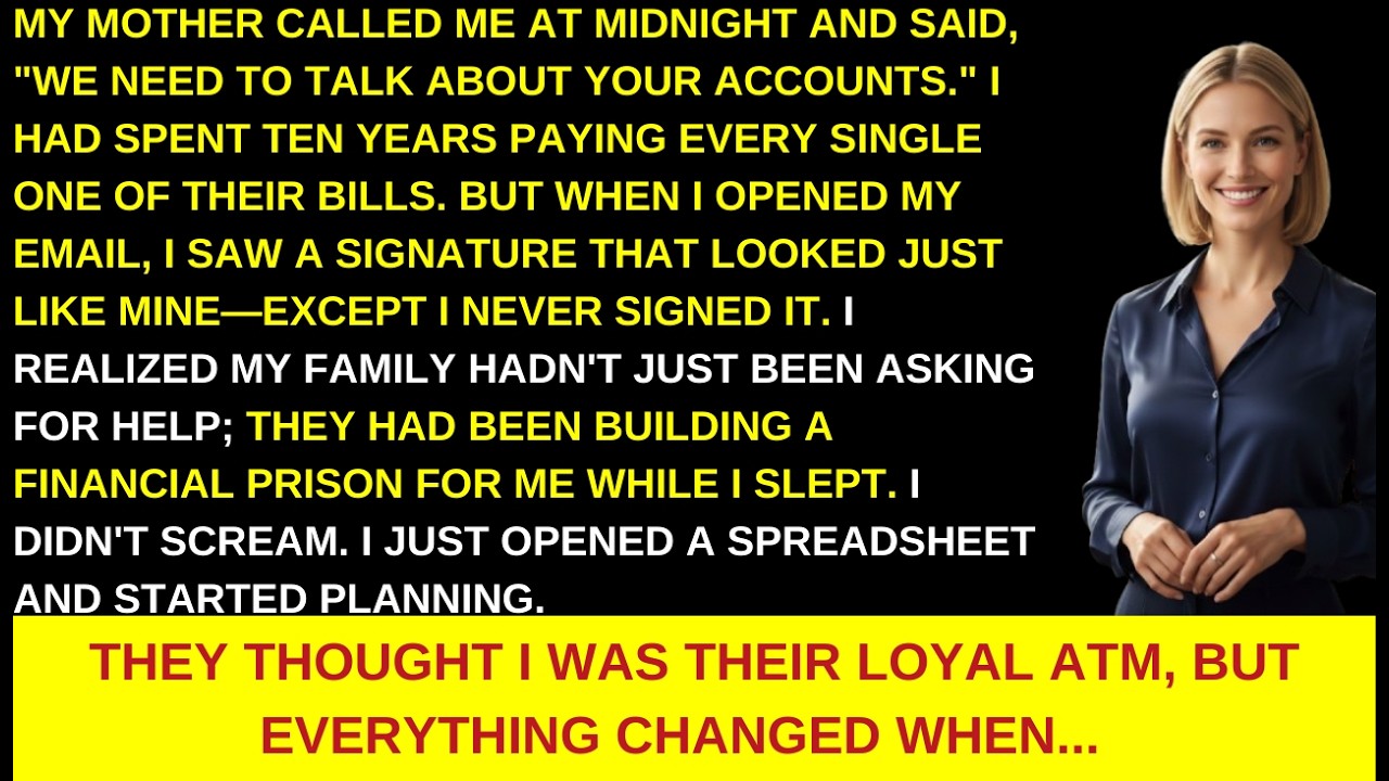 I Paid My Family’s Bills for Years… Then Found Out They Forged My Signature