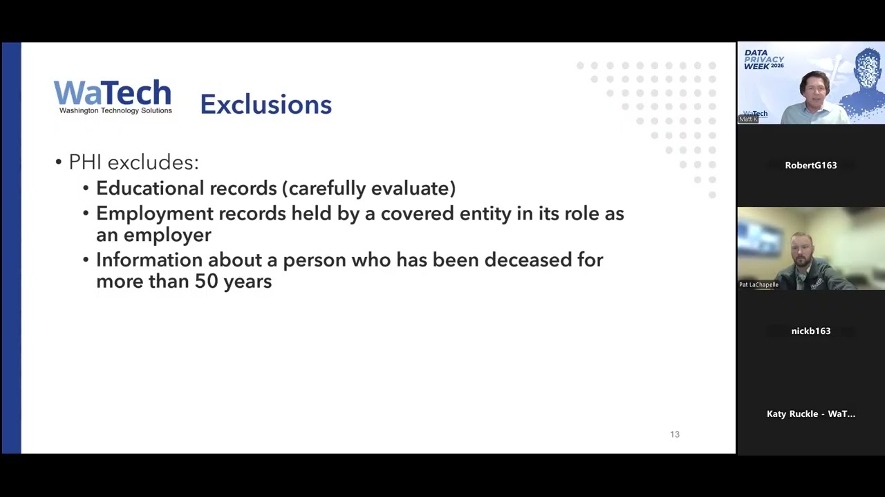 HIPAA Basics Webinar – Understanding the HIPAA Privacy, Security, and Breach Notification Rules