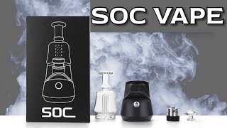 SOC Peak Dab Rig Unboxing Video. How to vape wax with best wax vaporizer.