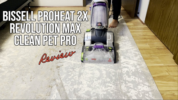 Bissell proheat 2x revolution max clean pet pro full size carpet cleaner