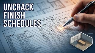 How to Read Finish Schedules (Commercial Construction Blueprint Reading)
