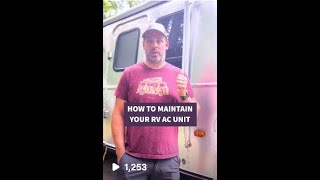 CLEAN YOUR RV AC UNIT TUTORIAL 🧊👇🌡️