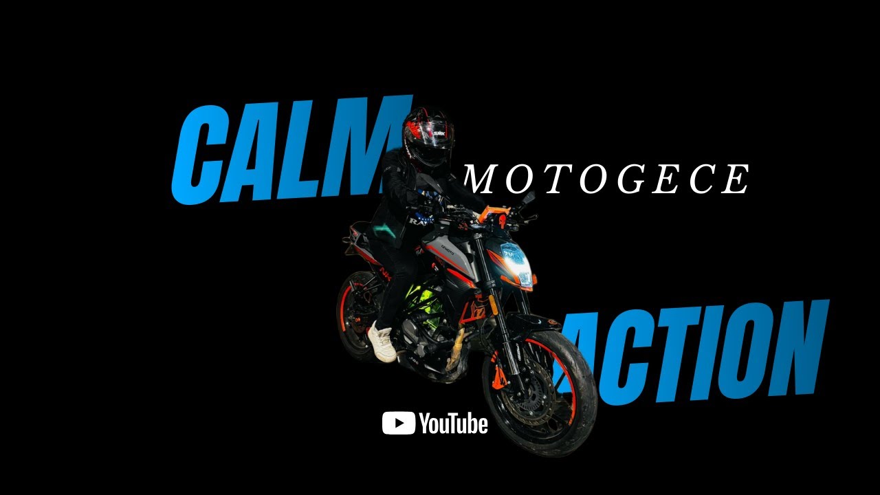 Night Motorcycle Ride | From Calm to Action