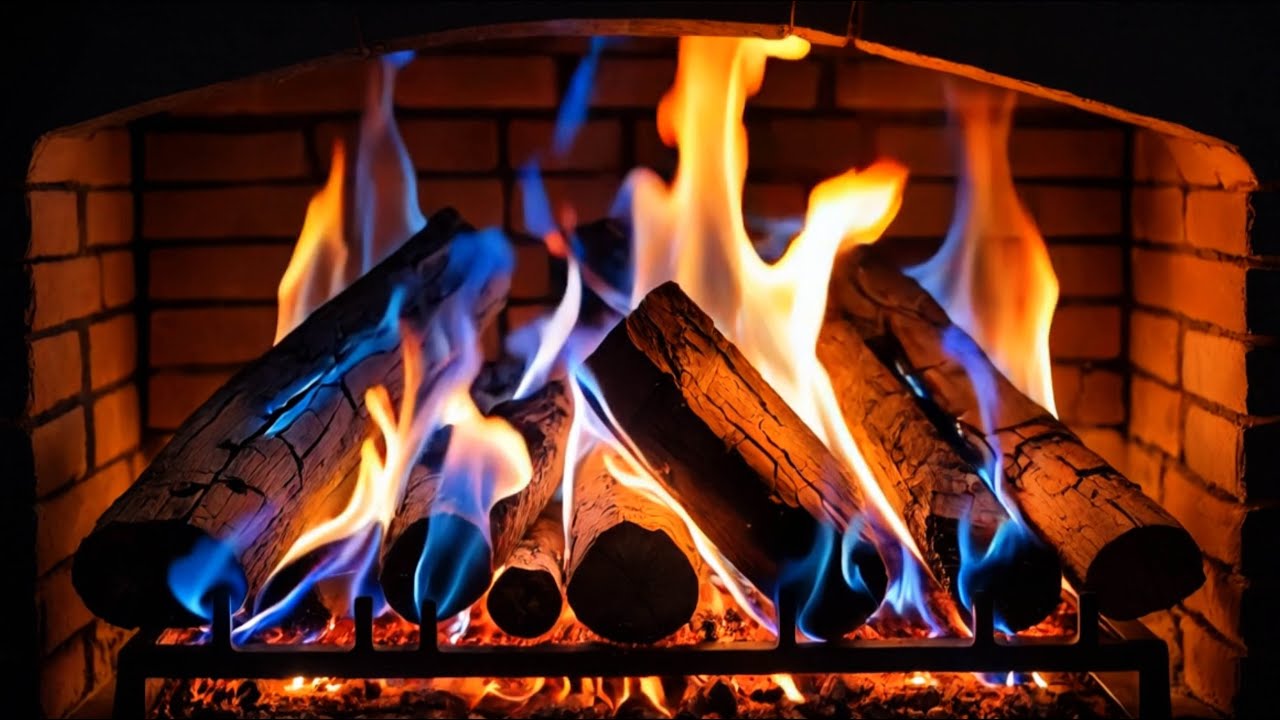 🔥 Sleep Better on Cold Winter Nights with Gentle Blue Flames Fireplace