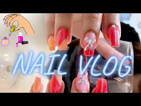 Getting My Nails Done Nail Vlog - YouTube