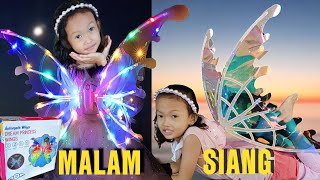Unboxing mainan sayap kupu-kupu lampu yang lagi viral Dream Princess Wings