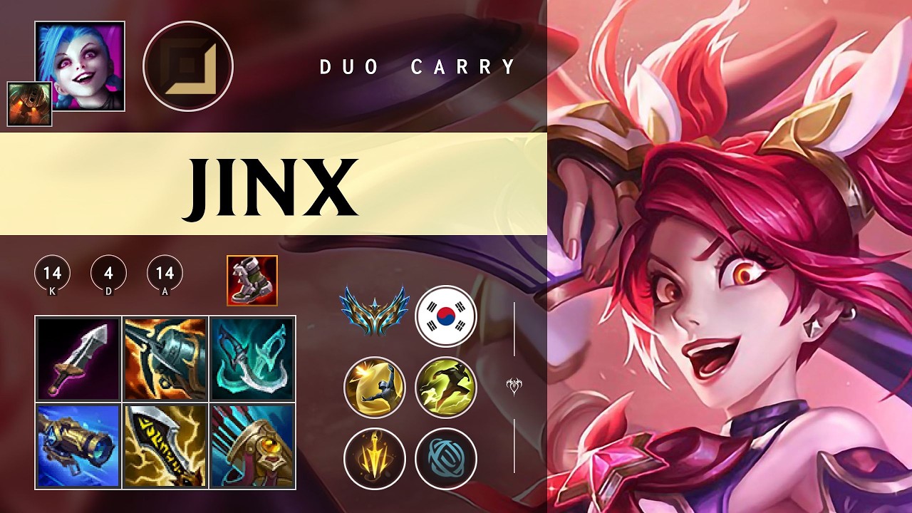 Jinx ADC vs Sivir - KR Challenger Patch 26.05