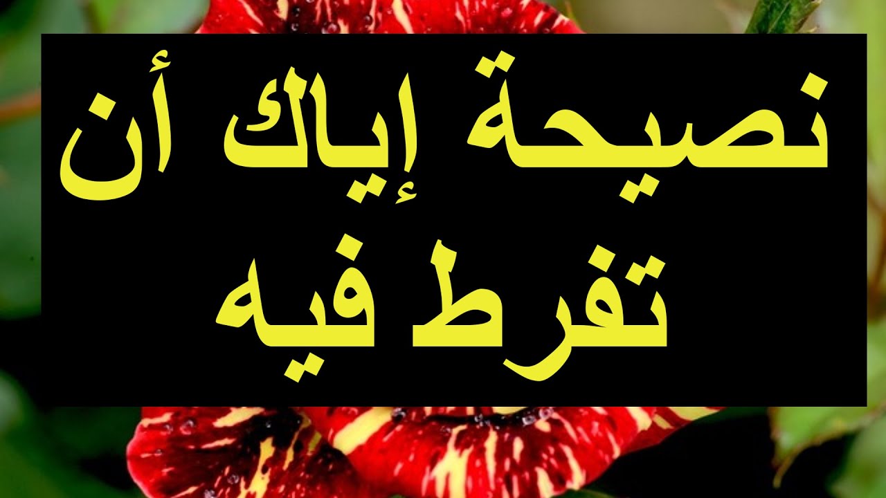 أنت الخاسر لو فرطت بهذا