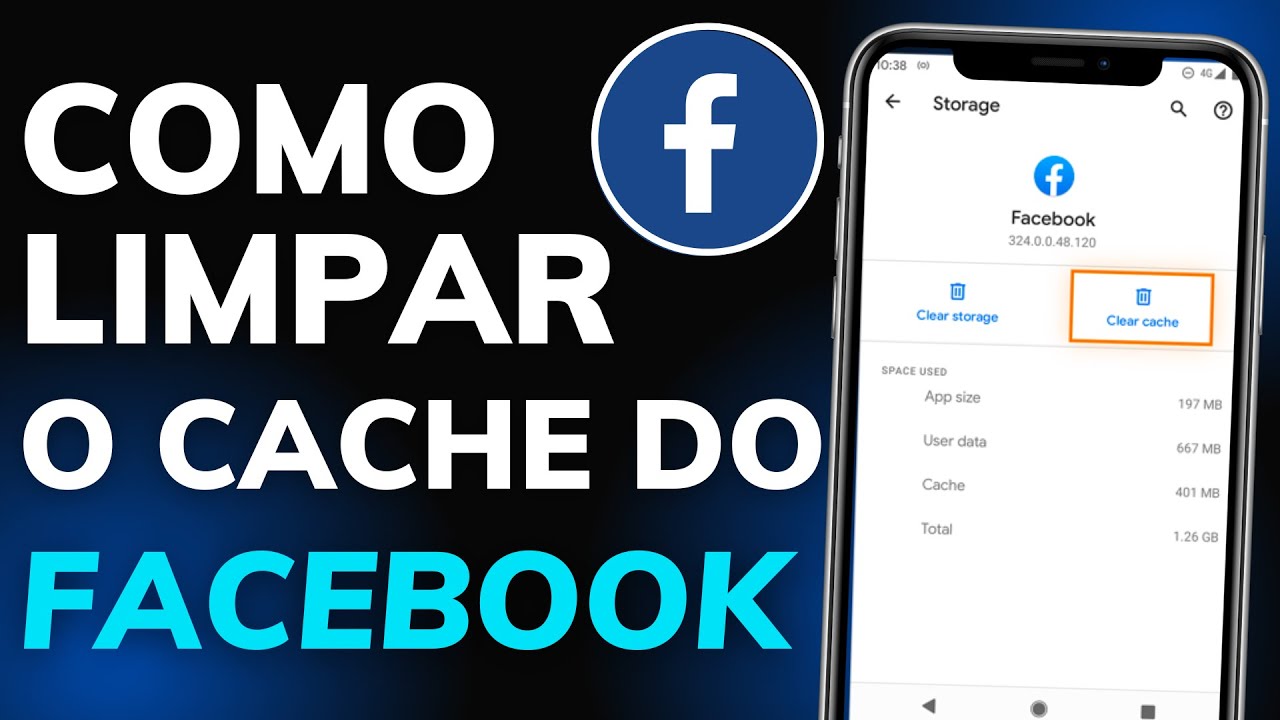 COMO LIMPAR o CACHE do FACEBOOK no CELULAR ANDROID para RESOLVER ...