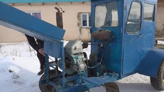 БҚО-да Жұлдыз ауылының тұрғыны трактор құрастырып шығарды
