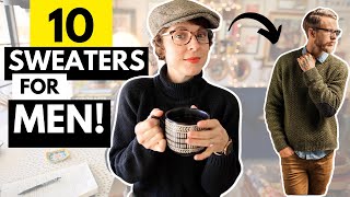 10 Masculine Sweater Options #woolneedleshands #knitting #knittingpodcast Wealth