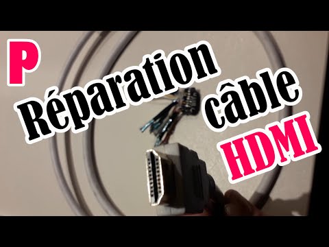Hdmi Ethernet cable, repair, how to repair an HDMI cable - Polybidouille