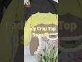 Lady Crop Top Sweater