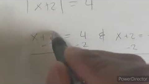 Solving an Absolute Value video notes