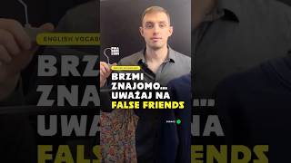 Uważaj na false friends w języku angielskim! #nauczycielangielskiego #naukaangielskiego #angielski