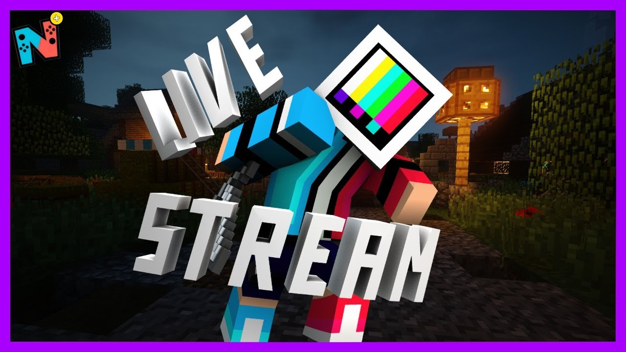 First Minecraft Live Stream on Second Channel - YouTube