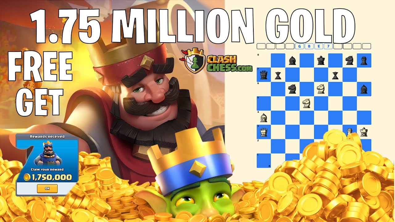 Clash Royale Chess puzzles solutions: Get free 1.75 million Gold