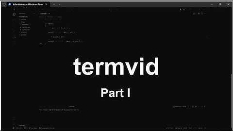 Creating an ASCII Video Player - Part 1