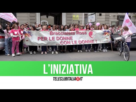 Giugliano, grande successo per "Walk for women" di Braccialetti Rosa