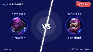 S68 War 4: Prowler vs 9 Sentinel