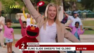 Sesame Street Elmo Slide Singing And Dancing 14-Inch Plush, Pretend Play, Kids Toys For Ages 2