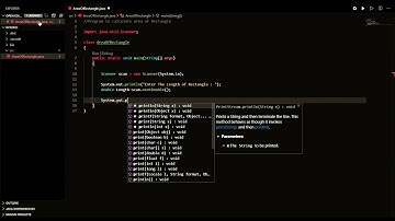 Program to find Area of Rectangle Java Program