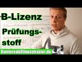 Prüfungsfragen B-Lizenz Fußball