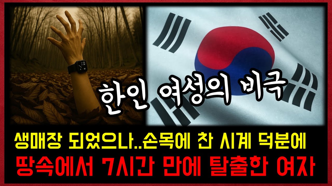 *실화사건* 미군에게 산 채로 묻힌 한국 여성, 7시간 만에 무덤에서 탈출이 가능했던 충격적 방법