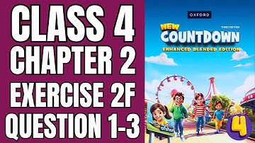 Countdown 4 Exercise 2f Question 1-3 | New Third Edition Book 4 | Math with Afshan