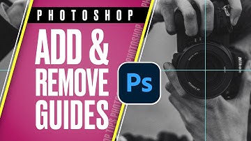 Add & Remove Blue Guides in Adobe Photoshop [QUICK TIP]