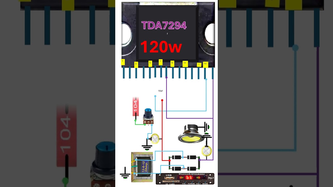 7294 amplifier circuit