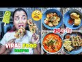 Eating REEL FOOD Recipes for 24 Hours - Lays Omlette বানালাম SHORTS RECIPE দিয়ে !  Food Challenge