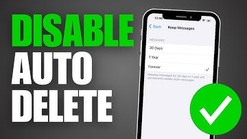 How To Disable Auto Delete Old Conversations on iPhone