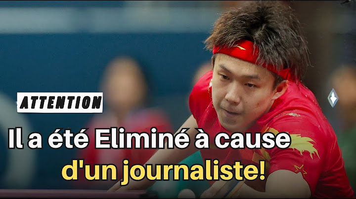 Paris 2024 : un journaliste accusé d’avoir fait perdre le N°1 mondial de tennis de table
